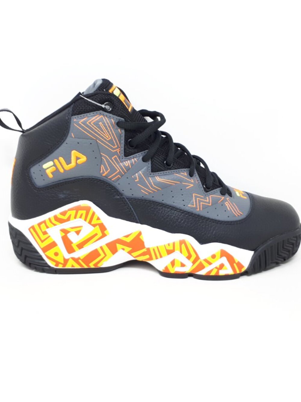 Fila MB Jamal Mashburn Gray Basketball Shoe Sneaker Mens Size OG Retro Chunky